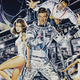 Original Moonraker poster art by Dan Goozee.